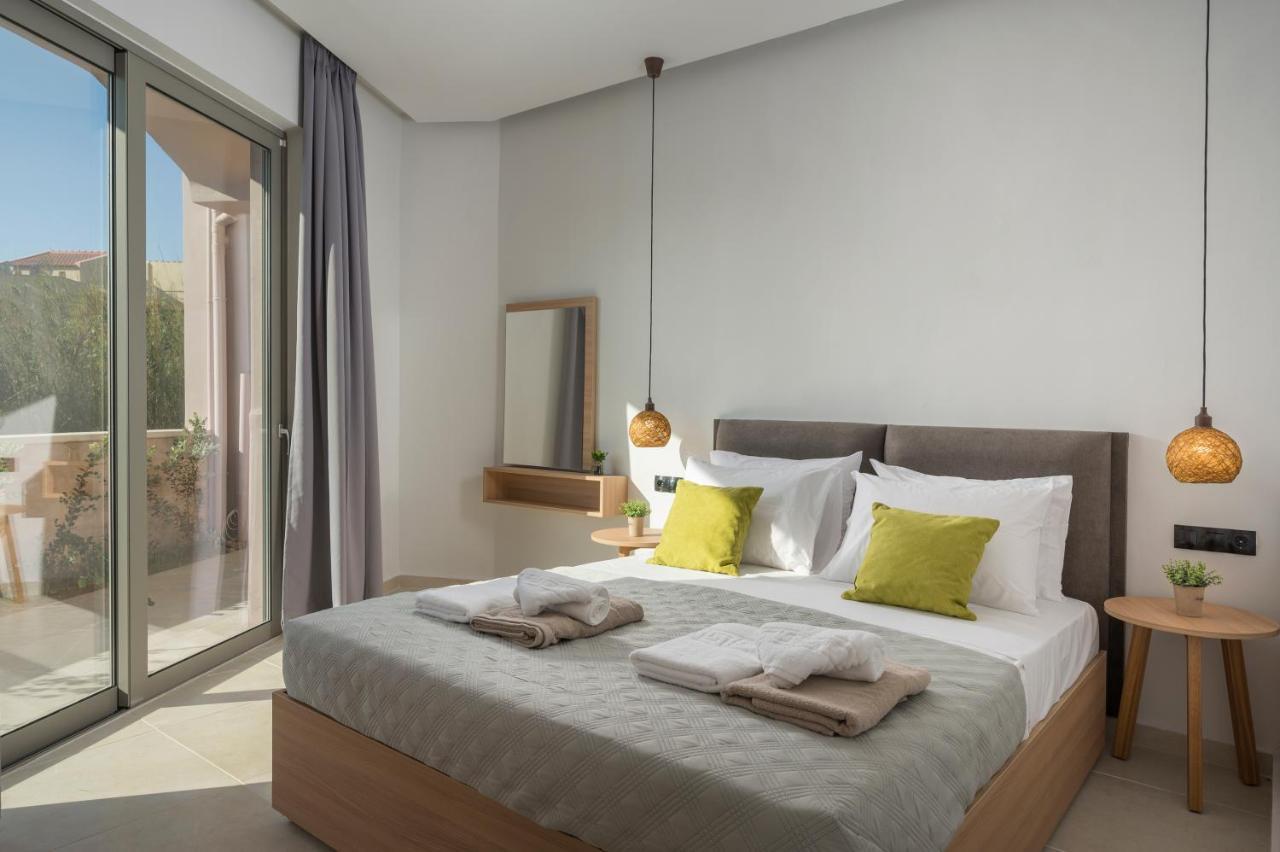 Aegean Breeze Luxury Apartments Next To The Sea Maleme Exteriör bild