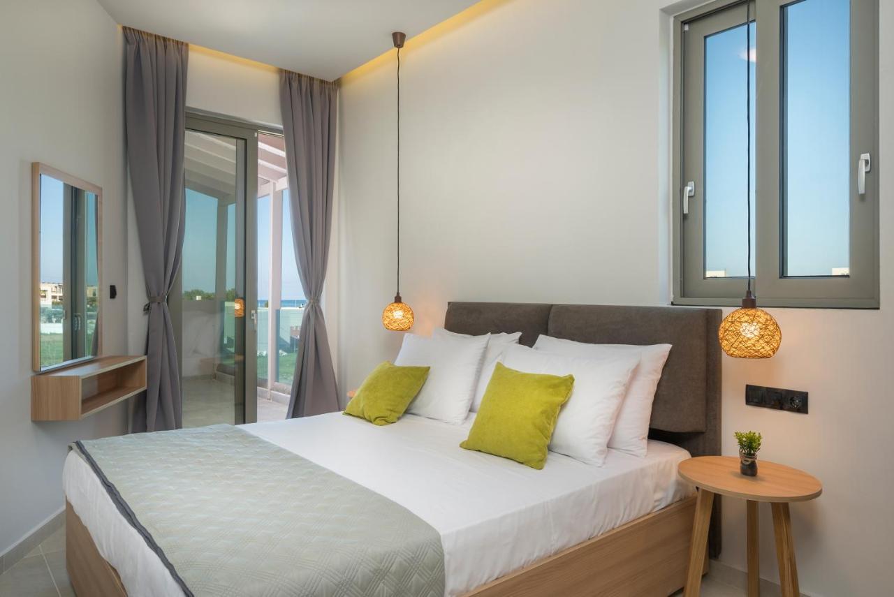 Aegean Breeze Luxury Apartments Next To The Sea Maleme Exteriör bild
