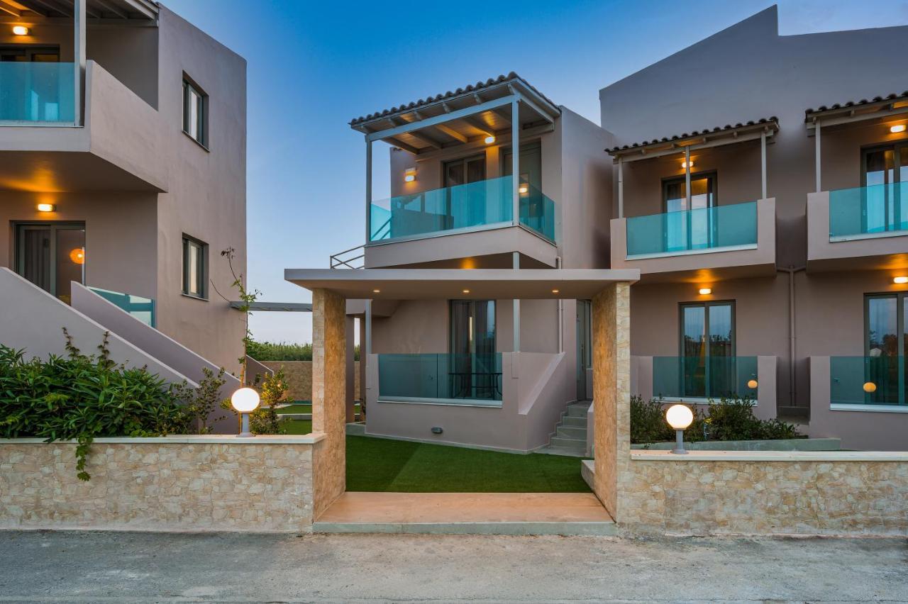 Aegean Breeze Luxury Apartments Next To The Sea Maleme Exteriör bild