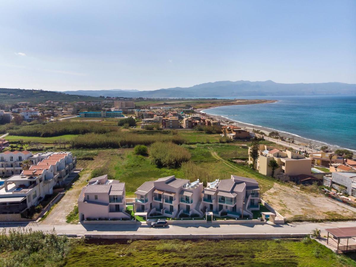 Aegean Breeze Luxury Apartments Next To The Sea Maleme Exteriör bild
